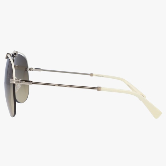 NIB Dior DYJ Light Gold and Ivory Croisette4 Aviator Sunglasses Brand new - Picture 3 of 15